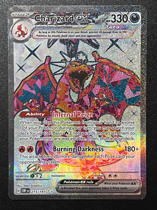 215/197 Charizard Ex - Pokémon Obsidian Flames Ultra Rare