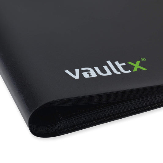 VaultX 12-Pocket Strap Binder - Black