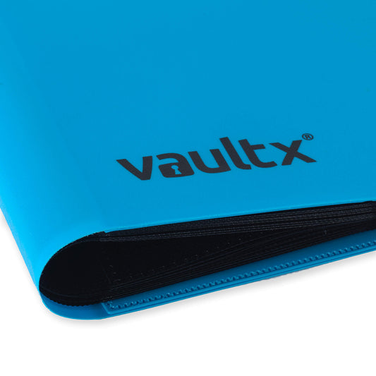 VaultX 9-Pocket Strap Binder - Blue