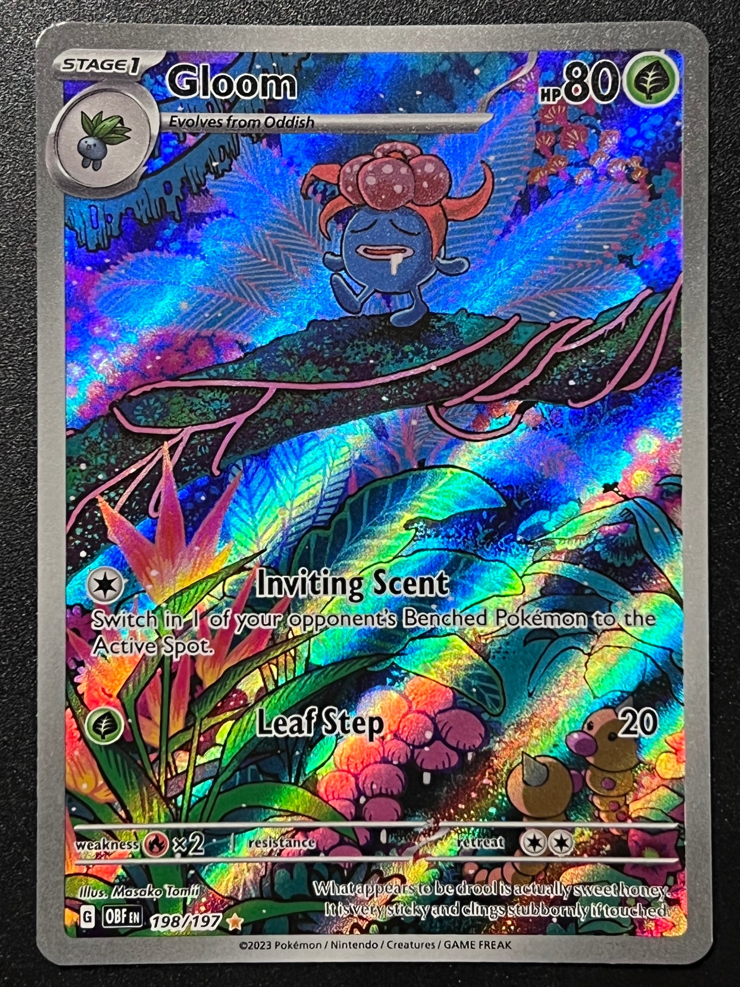 198/197 Gloom - Pokémon Obsidian Flames Illustration Rare