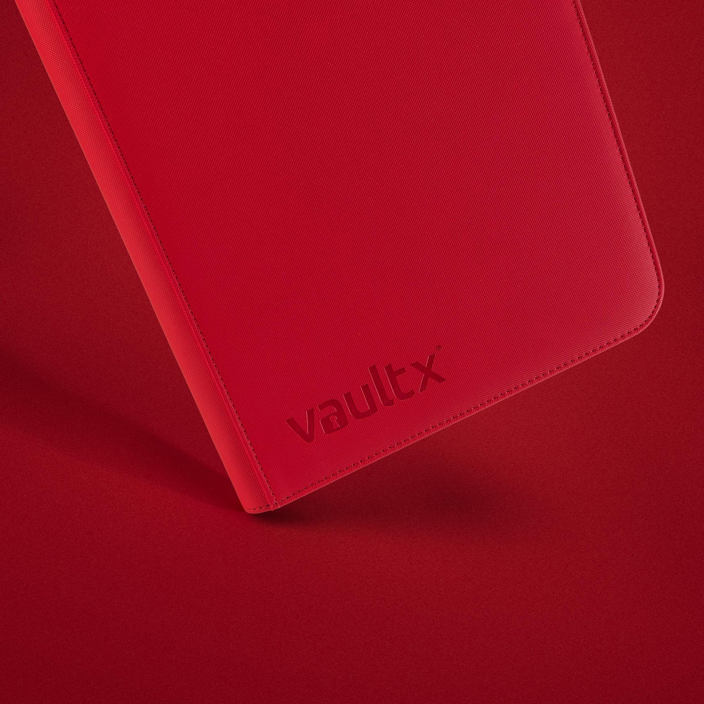 VaultX 9-Pocket Exo-Tec Zip Binder - Fire Red