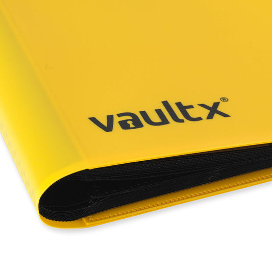 VaultX 9-Pocket Strap Binder - Yellow