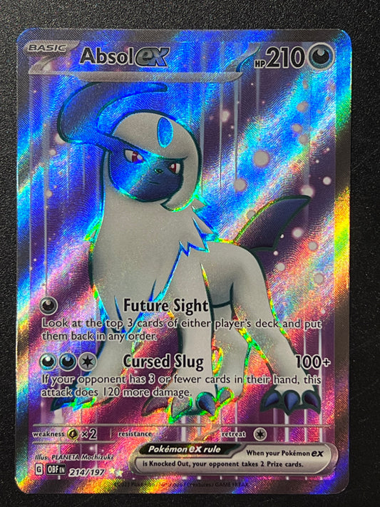 214/197 Absol Ex - Pokémon Obsidian Flames Ultra Rare