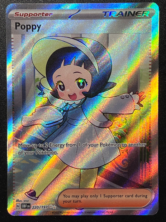 220/197 Poppy - Pokémon Obsidian Flames Ultra Rare