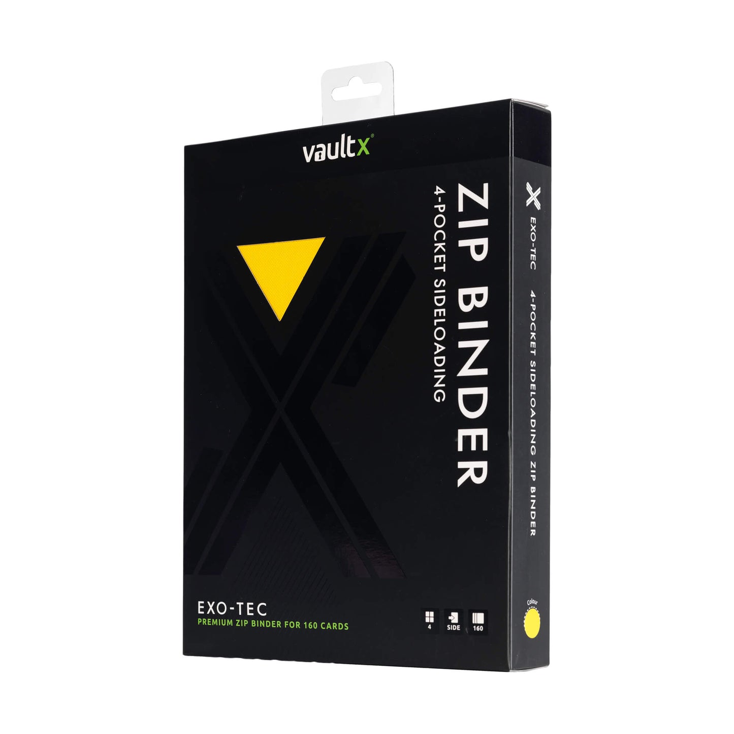 VaultX 4-Pocket Exo-Tec Zip Binder - Sunrise Yellow