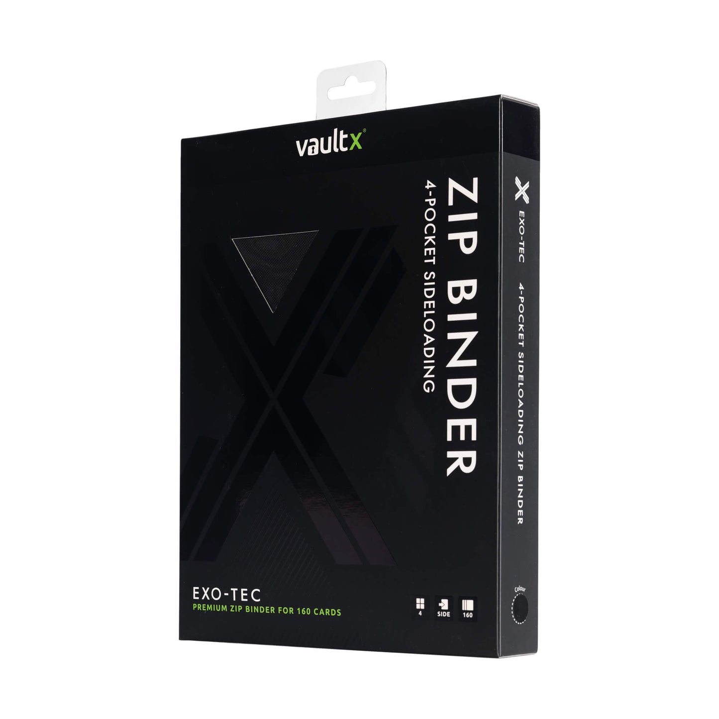 VaultX 4-Pocket Exo-Tec Zip Binder - Signature Black