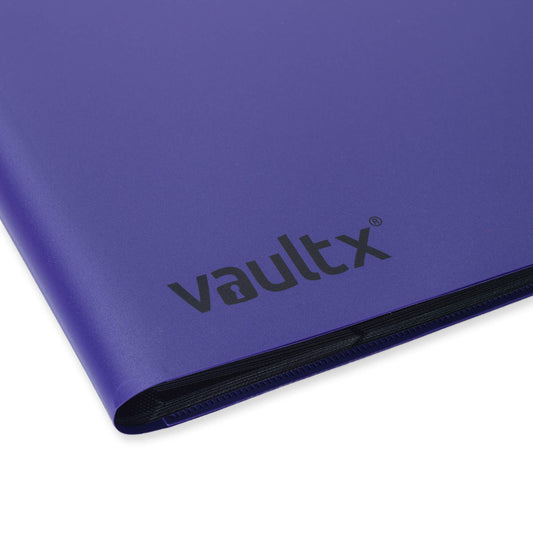 VaultX 12-Pocket Strap Binder - Purple