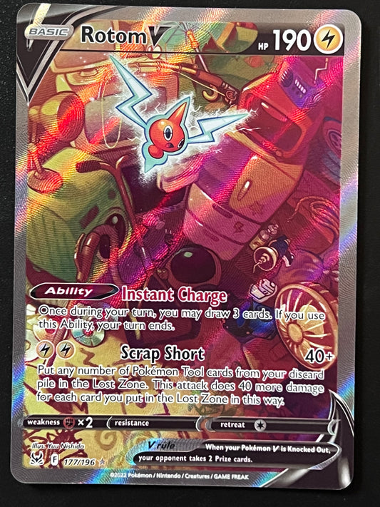 Rotom V - 177/196 Lost Origin Alt Art Holo