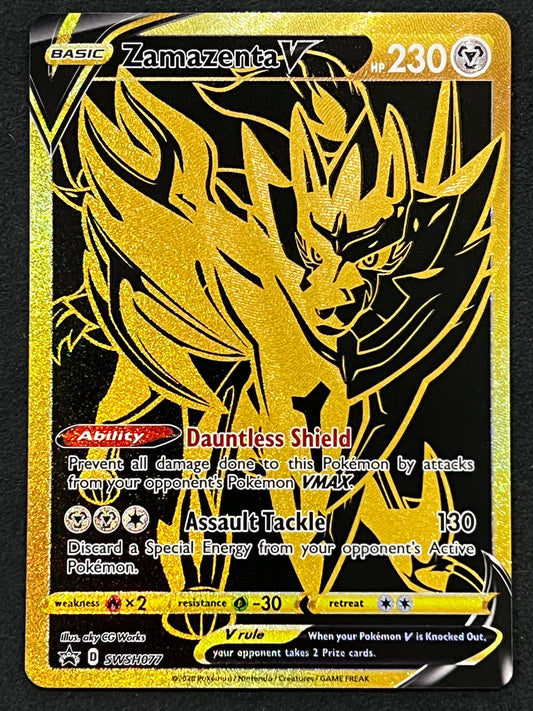 Zamazenta V - SWSH077 Holo Promo Black Star