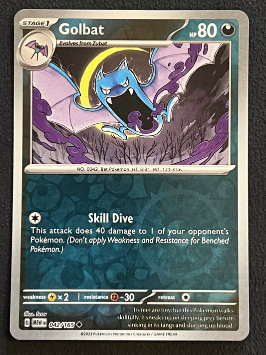 042/165 Golbat - Pokémon 151 Uncommon Reverse