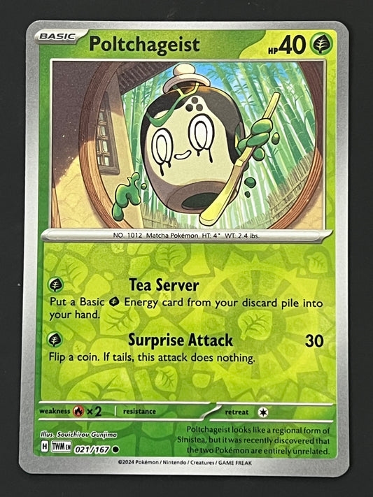 021/167 Poltchageist - Pokémon Twilight Masquerade Common Reverse