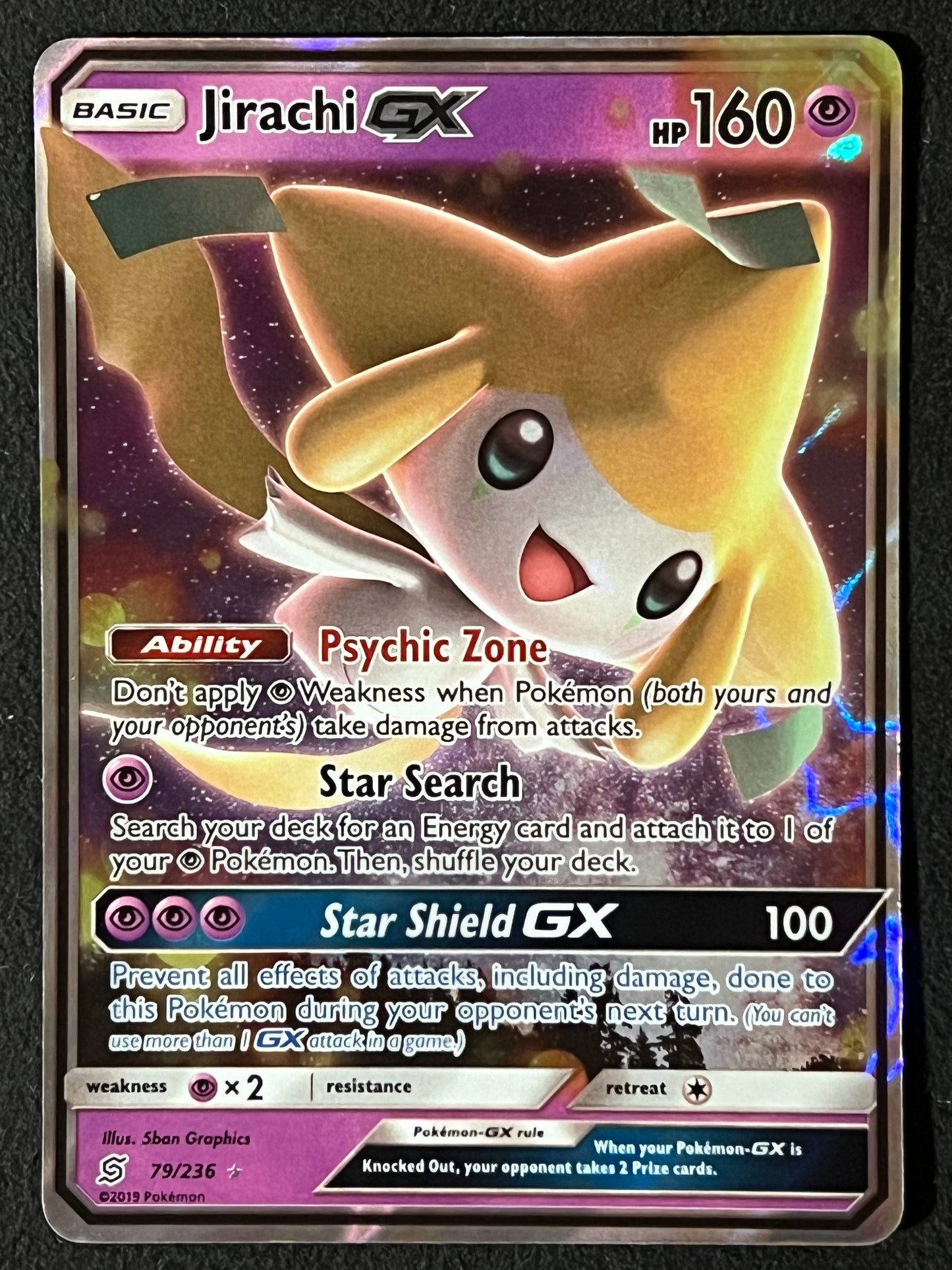 079/236 Jirachi Gx - Pokémon Unified Minds Ultra Rare