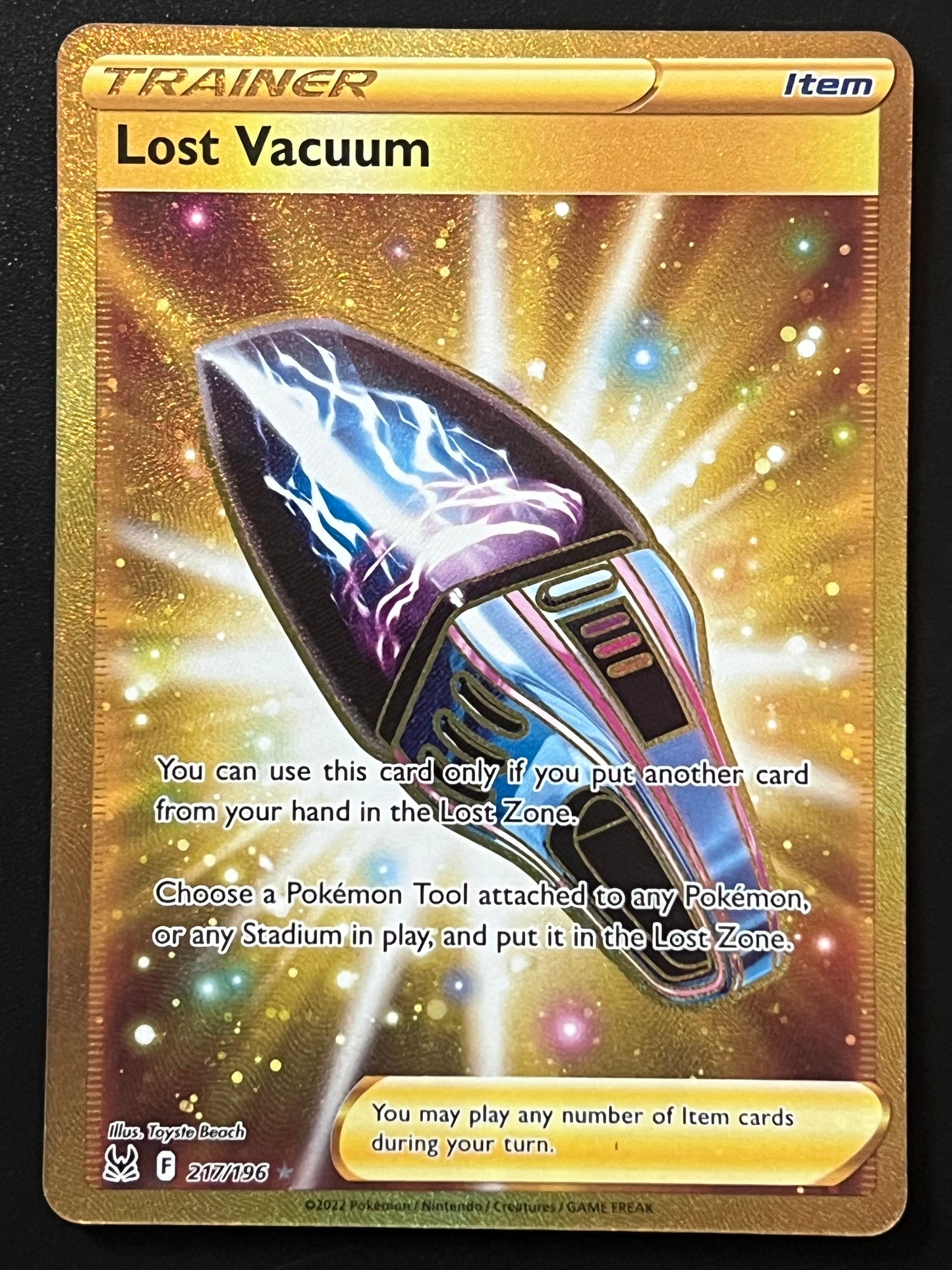 Lost Vacuum - 217/196 Lost Origin Secret Gold Rare