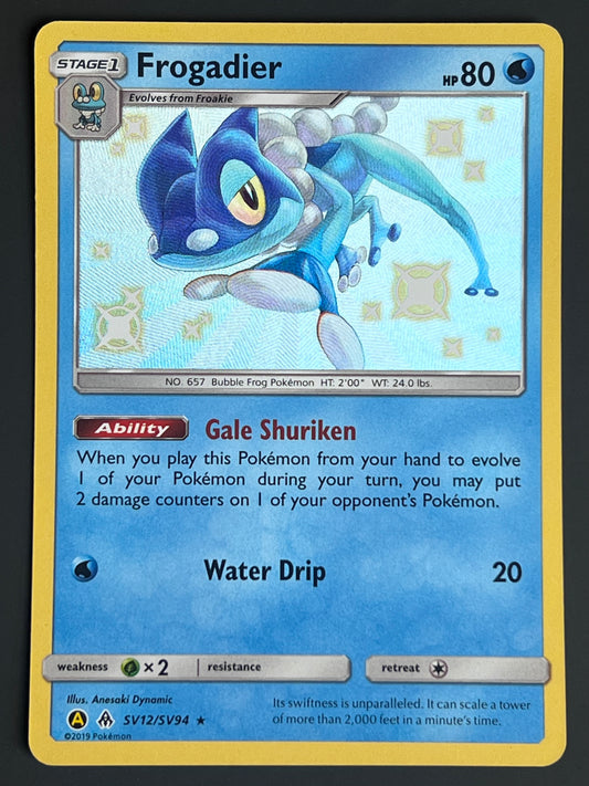 SV12/SV94 Frogadier - Pokémon Hidden Fates Shiny Rare