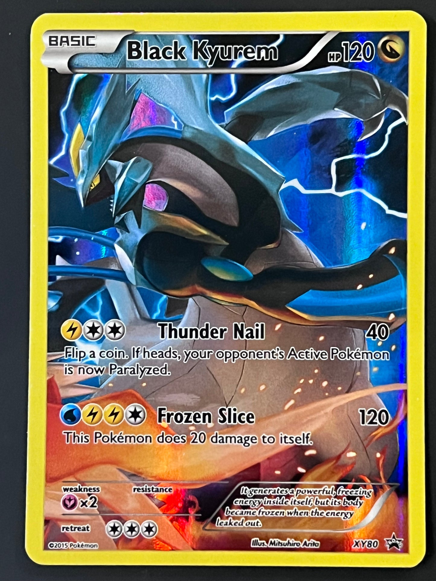 Black Kyurem - XY80 Holo Promo Black Star