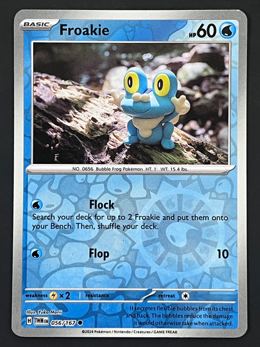 056/167 Froakie - Pokémon Twilight Masquerade Common Reverse