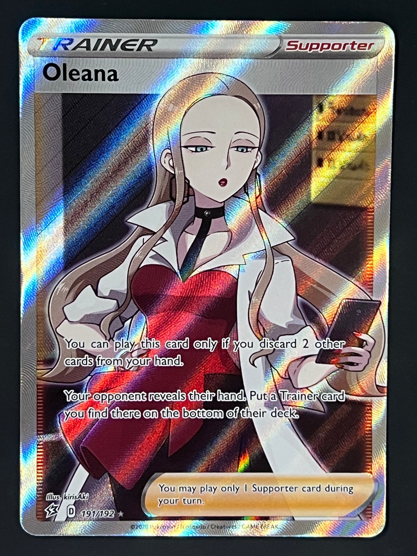 191/192 Oleana - Pokémon Rebel Clash Full Art