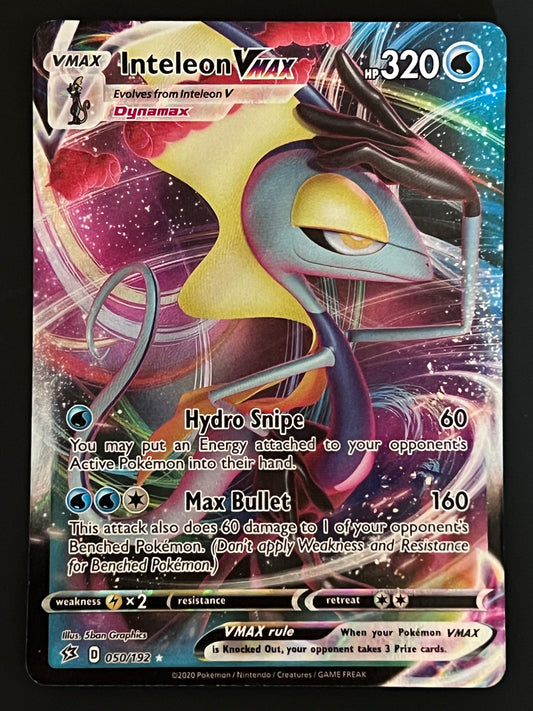 050/192 Inteleon VMax - Pokémon Rebel Clash Ultra Rare