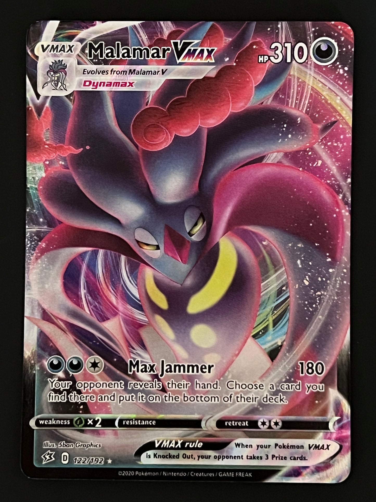 122/192 Malamar VMax - Pokémon Rebel Clash Ultra Rare