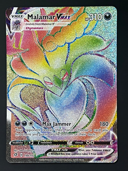 198/192 Malamar VMax - Pokémon Rebel Clash Rainbow Secret Rare