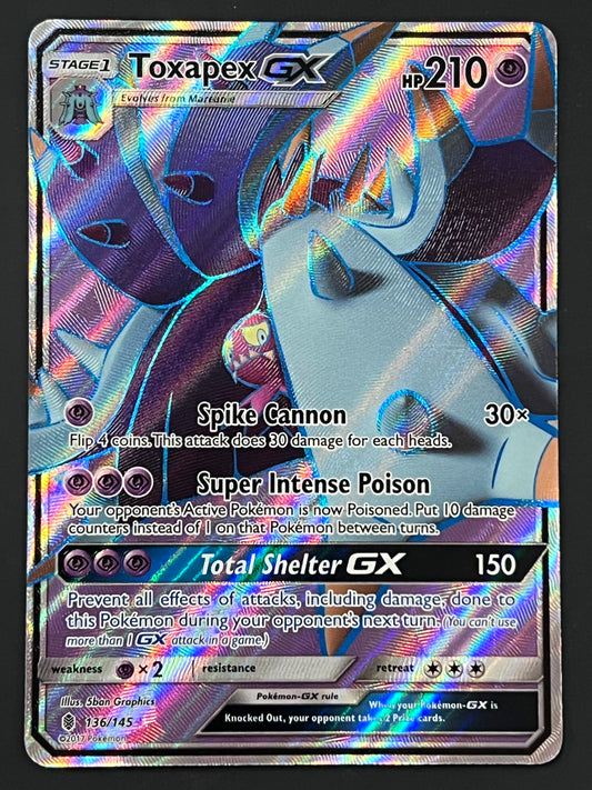 136/145 Toxapex Gx - Pokémon Guardians Rising Full Art