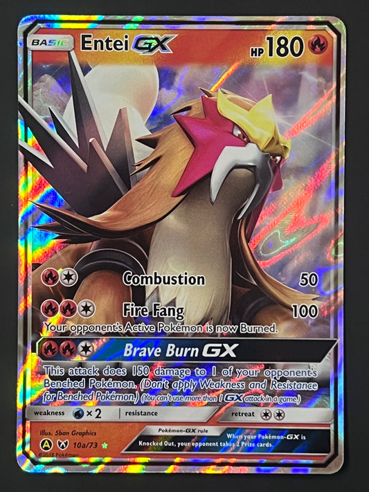 10a/73 Entei Gx - Pokémon Shining Legends Ultra Rare