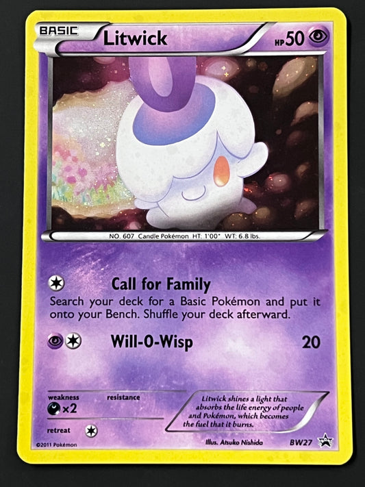 BW27 Litwick - Black Star Promo