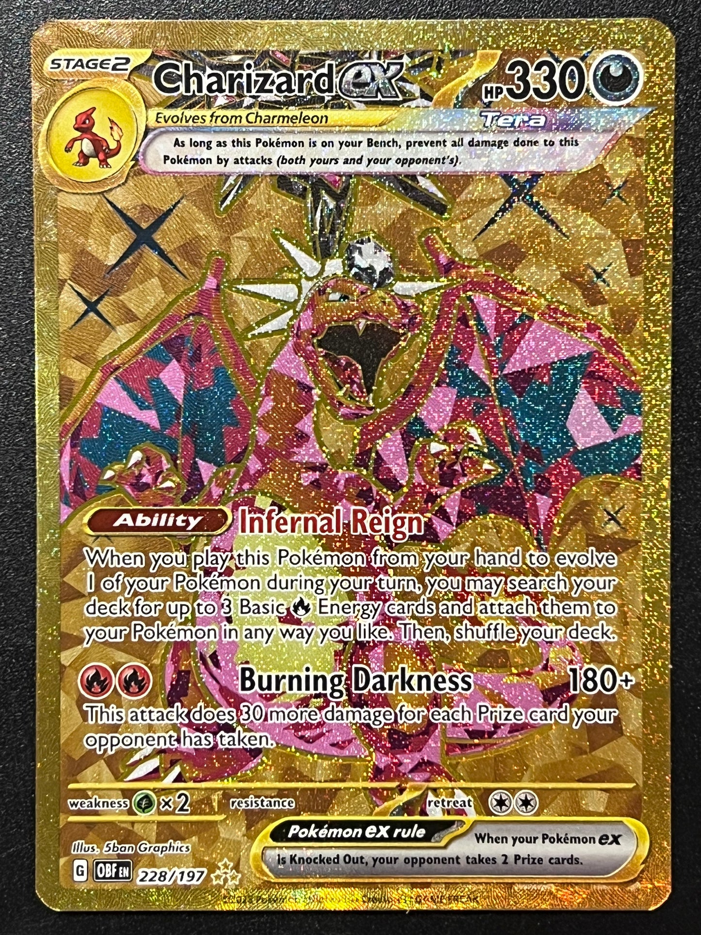 228/197 Charizard ex - Pokémon Obsidian Flames Hyper Rare