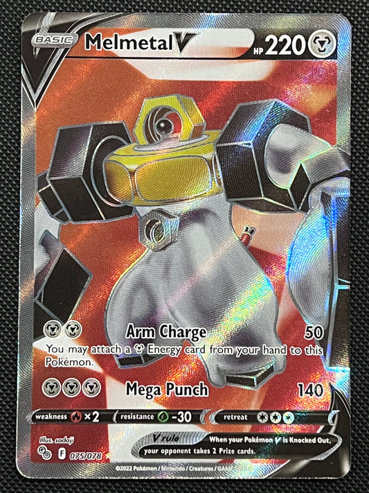 Melmetal V - 075/078 Pokémon Go Ultra Rare Full Art Holo V