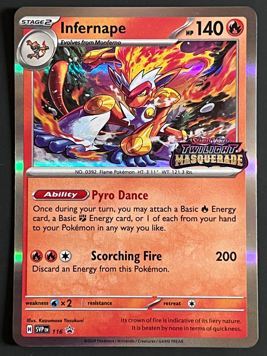 SVP116 Infernape - Stamped Black Star Promo