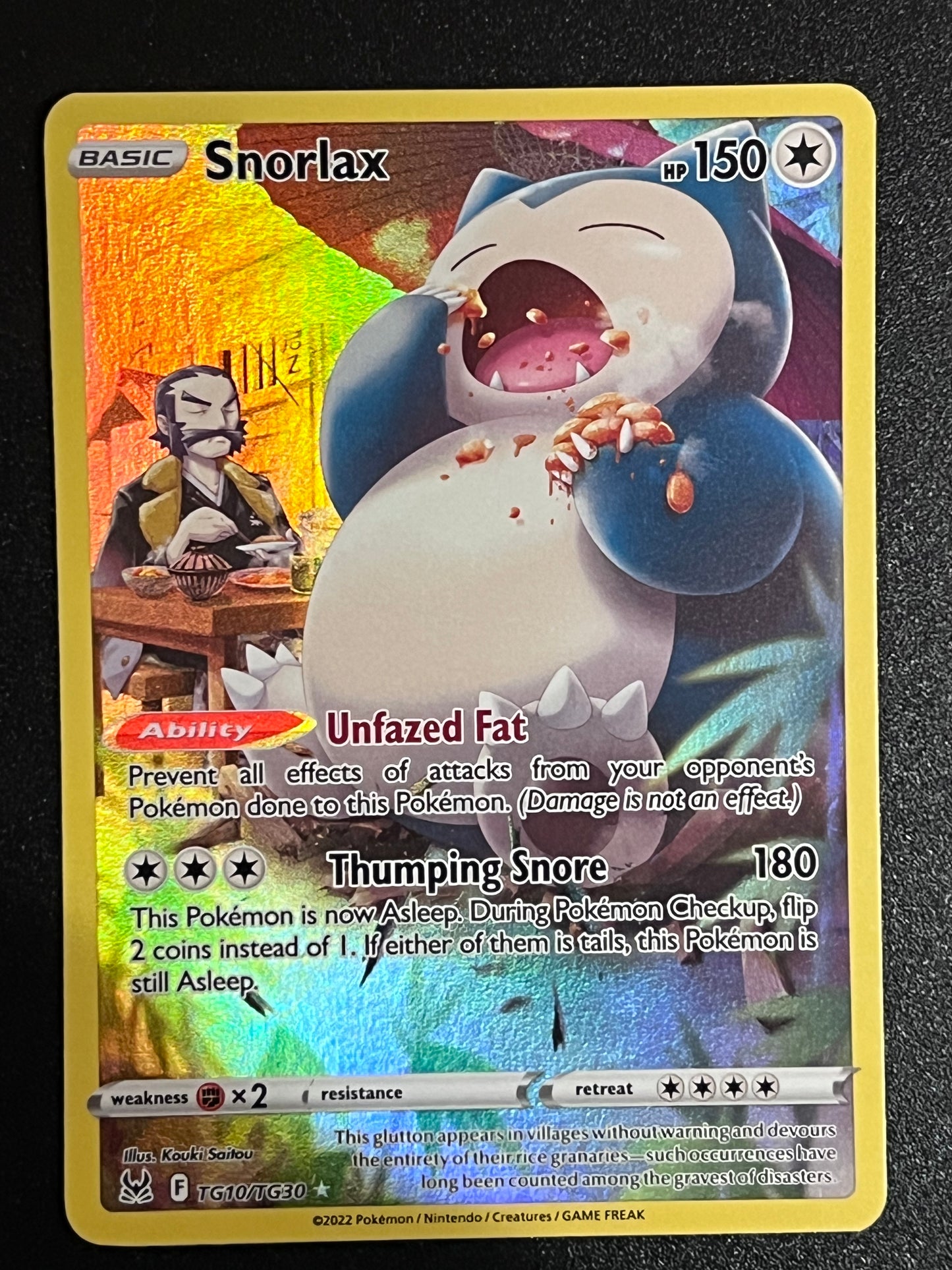 Snorlax - TG10/TG30 Lost Origin Rare Holo