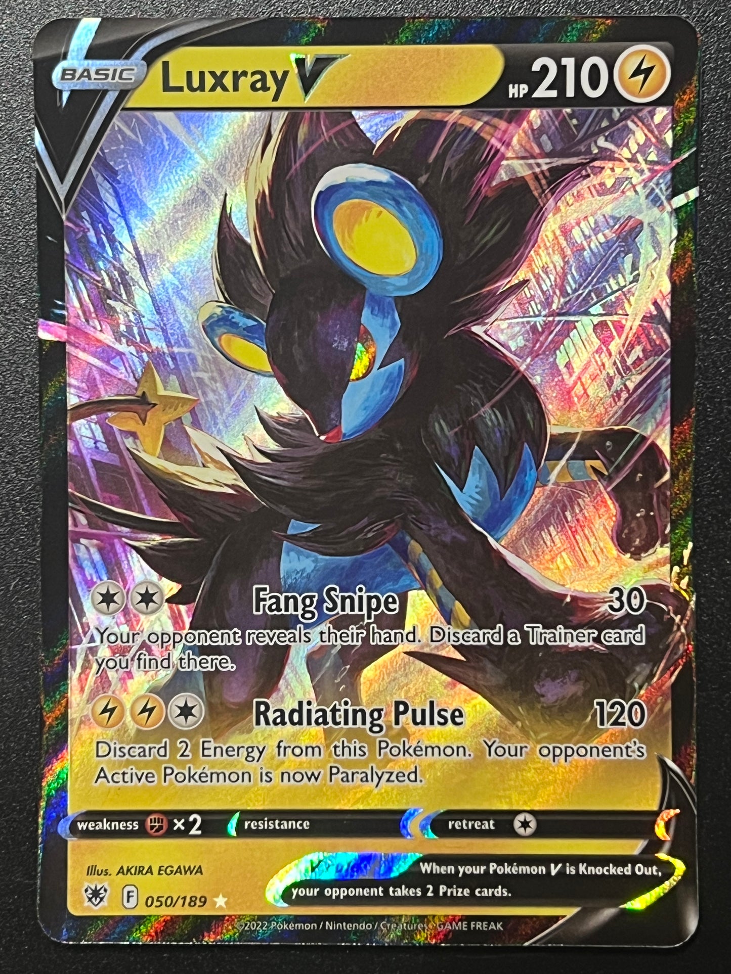 Luxray V - 050/189 Astral Radiance Rare Holo