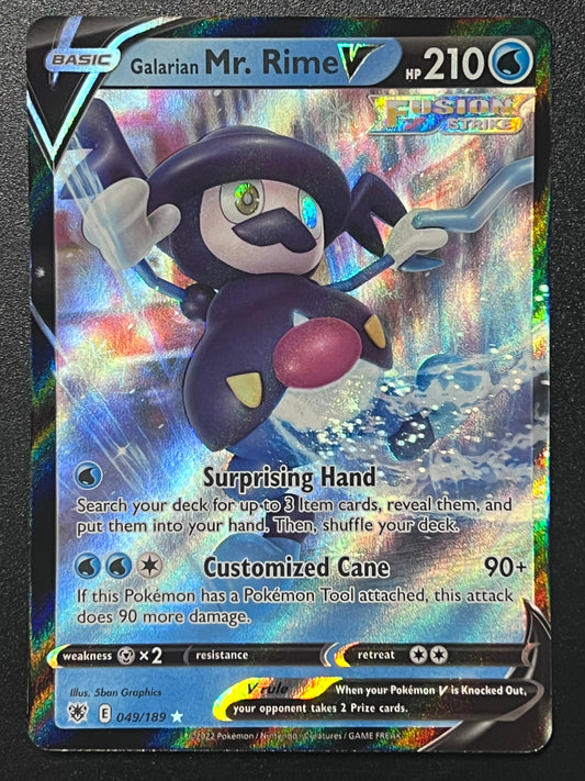 Galarian Mr. Rime V - 049/189 Astral Radiance Rare Holo