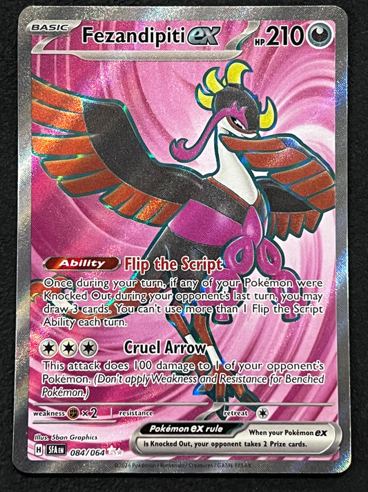 084/064 Fezandipiti Ex - Pokémon Shrouded Fable Ultra Rare