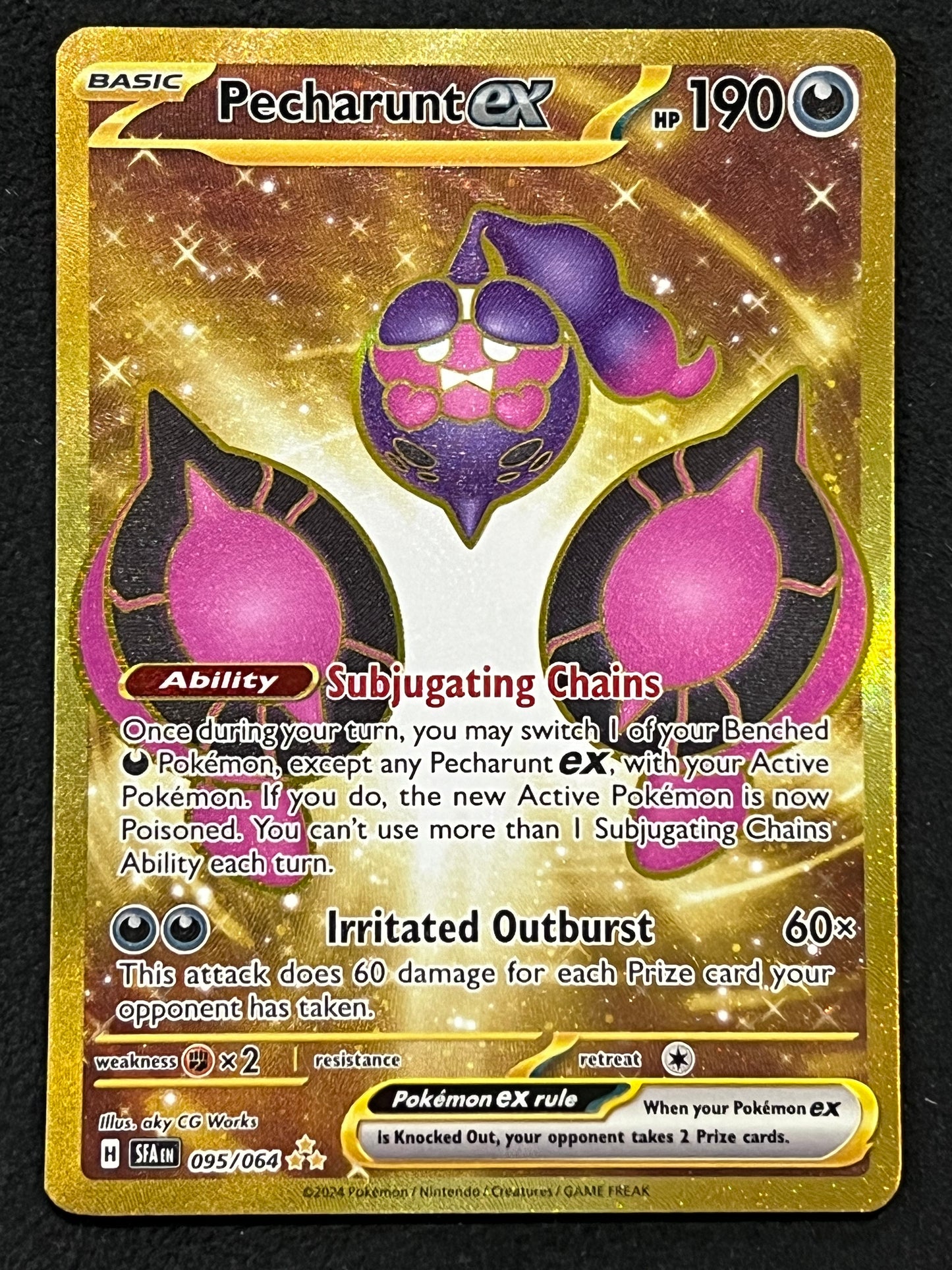 095/064 Pecharunt Ex - Pokémon Shrouded Fable Hyper Rare