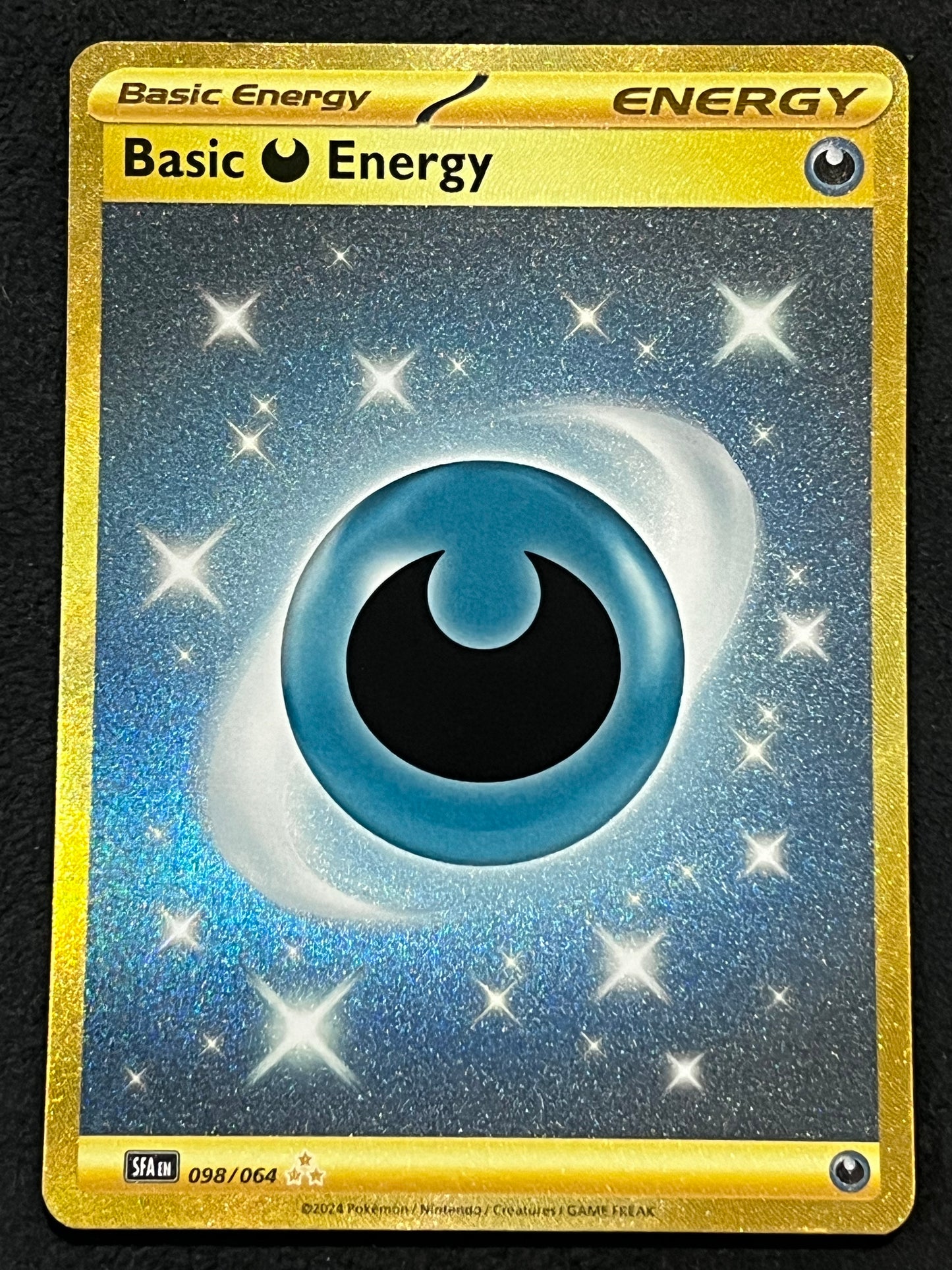 098/064 Basic Darkness Energy - Pokémon Shrouded Fable Hyper Rare