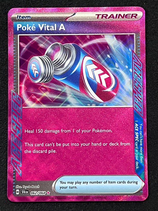 062/064 Poké Vital A - Pokémon Shrouded Fable Ace Spec