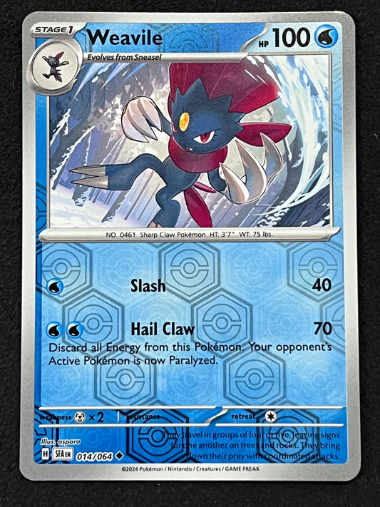 014/064 Weavile - Pokémon Shrouded Fable Uncommon Reverse