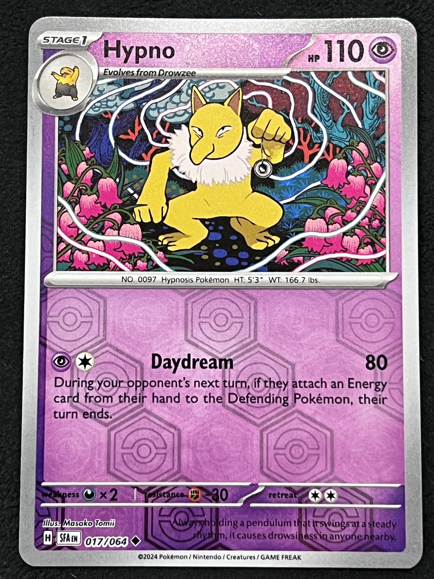 017/064 Hypno - Pokémon Shrouded Fable Uncommon Reverse