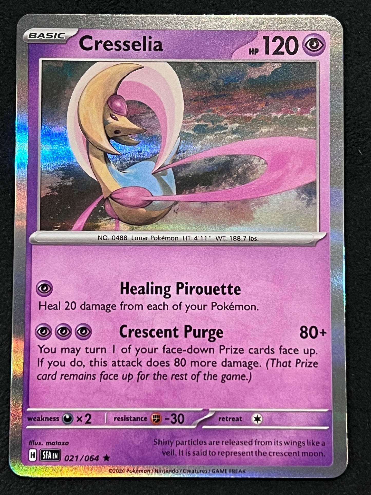 021/064 Cresselia - Pokémon Shrouded Fable Rare Holo