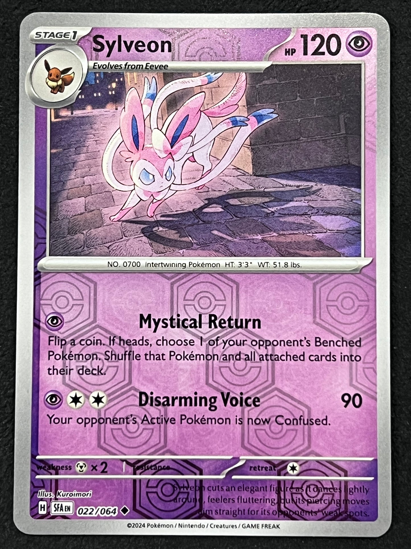 022/064 Sylveon - Pokémon Shrouded Fable Uncommon Reverse