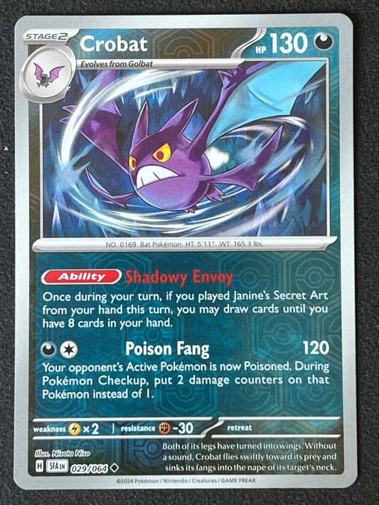 029/064 Crobat - Pokémon Shrouded Fable Uncommon Reverse