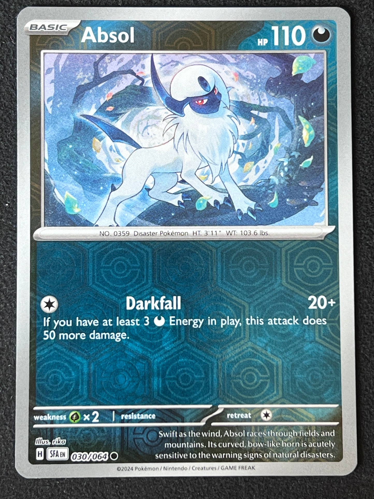 030/064 Absol - Pokémon Shrouded Fable Common Reverse