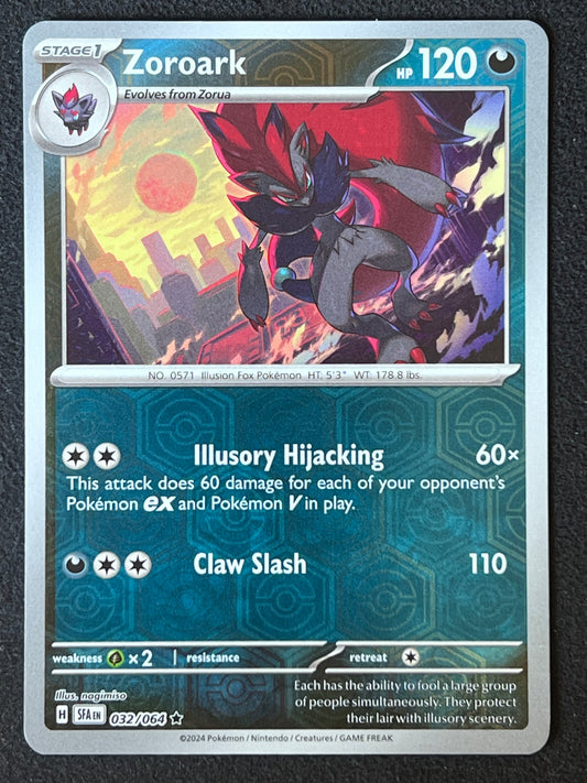 032/064 Zoroark - Pokémon Shrouded Fable Rare Reverse