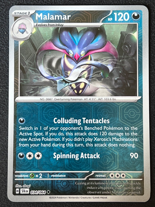 034/064 Malamar - Pokémon Shrouded Fable Uncommon Reverse