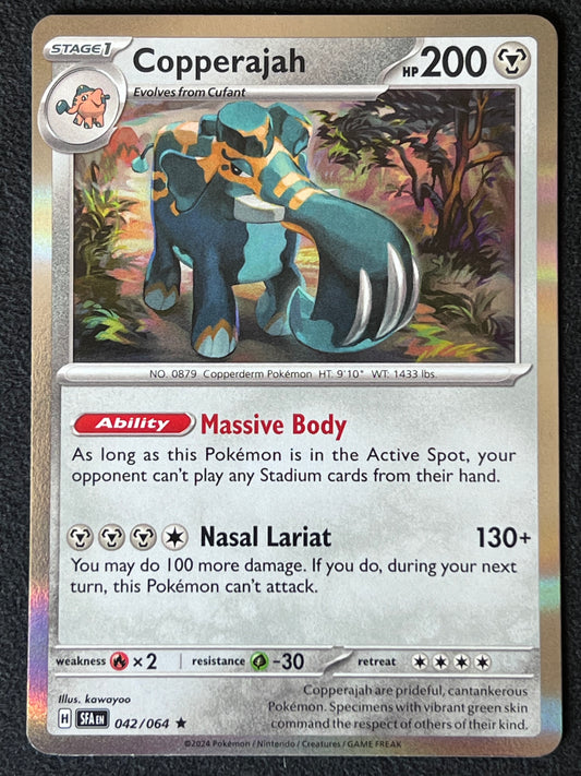 042/064 Copperajah - Pokémon Shrouded Fable Rare Holo