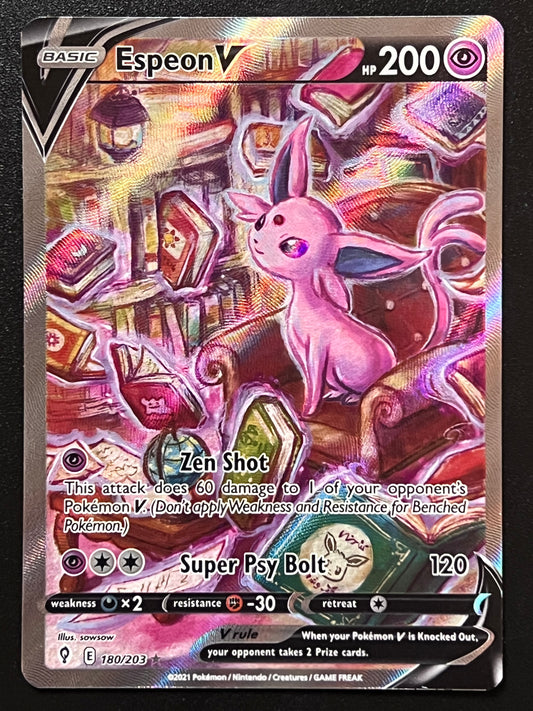 180/203 Espeon V - Evolving Skies Alternate Full Art