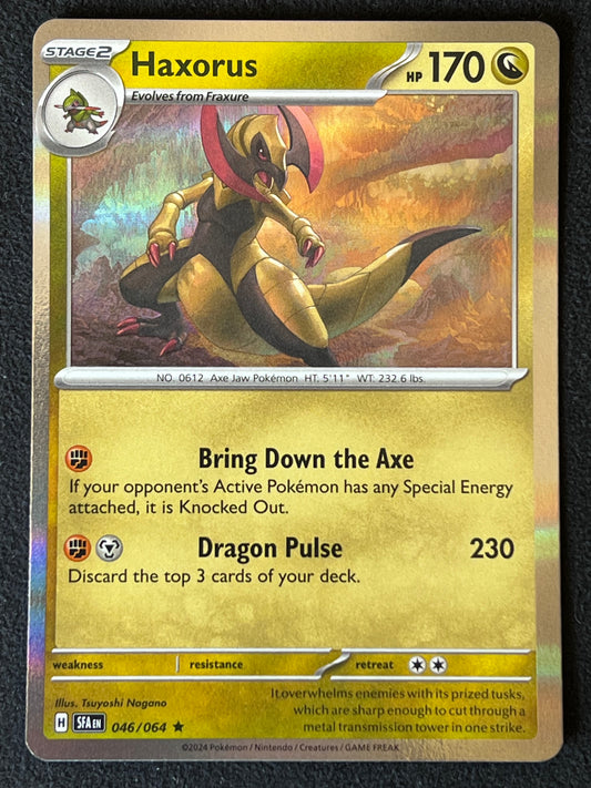 046/064 Haxorus - Pokémon Shrouded Fable Rare Holo