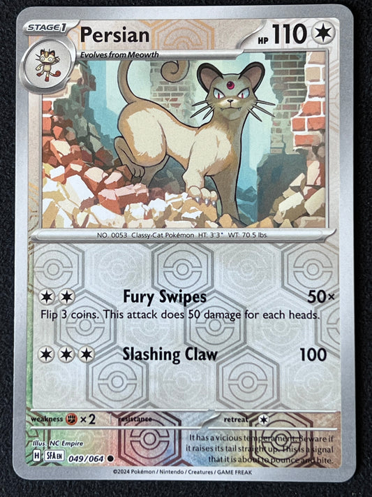 049/064 Persian - Pokémon Shrouded Fable Common Reverse