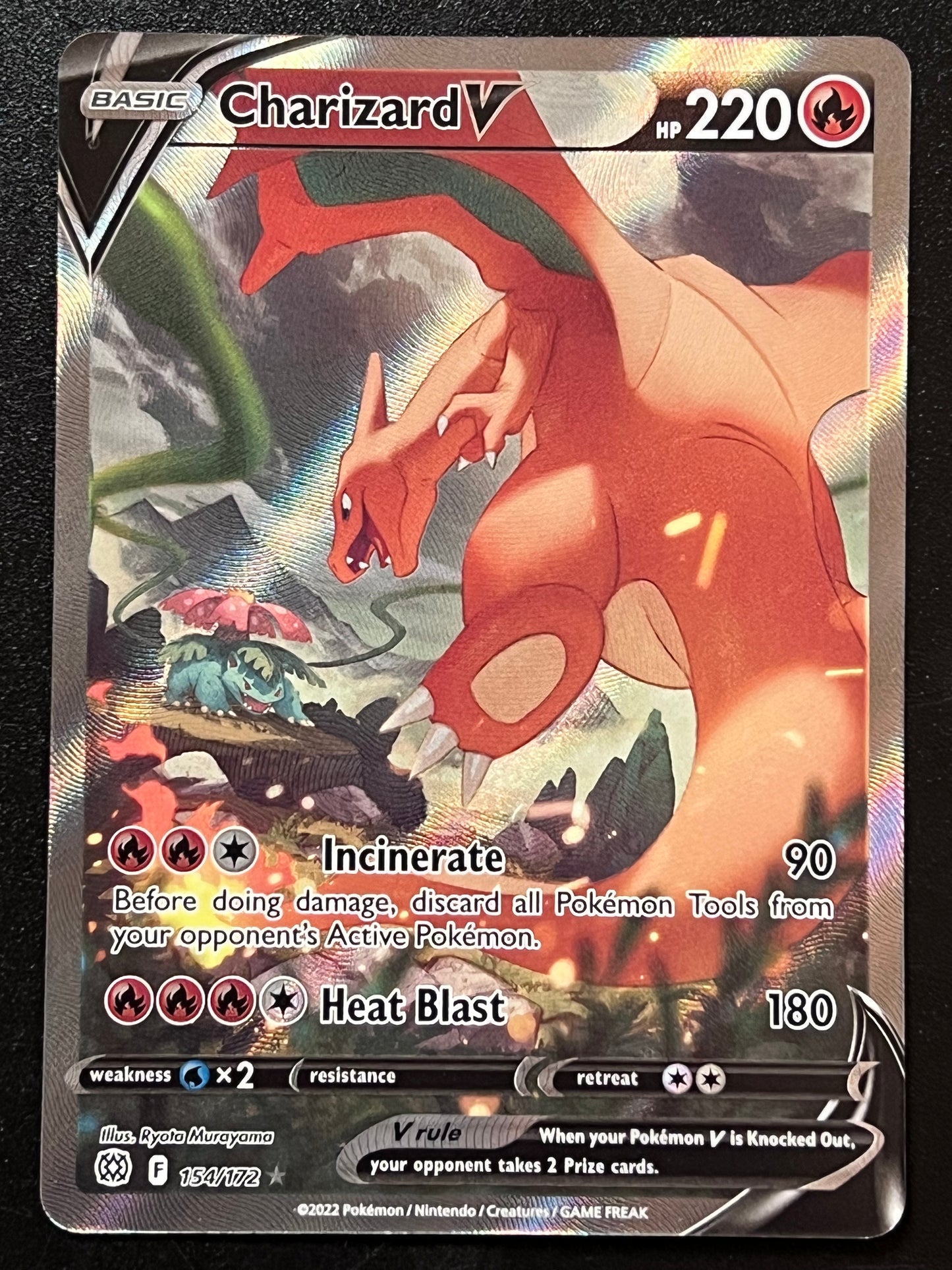 Charizard V - 154/172 Brilliant Stars Rare Alt Art Holo V